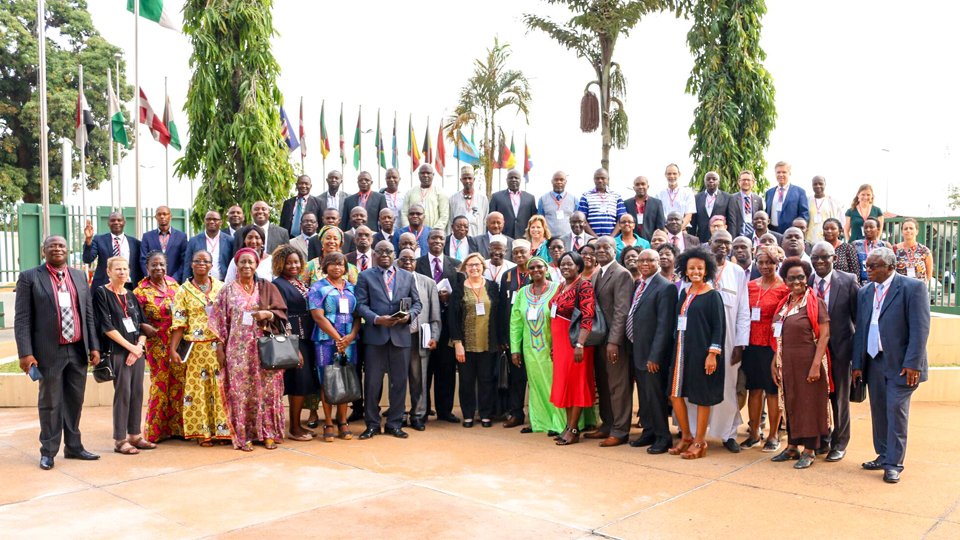 Group photo taken during the opening ceremony of the Global Book Alliance (GBA) in Abidjan, Côte d’Ivoire | Copyright: ADEA